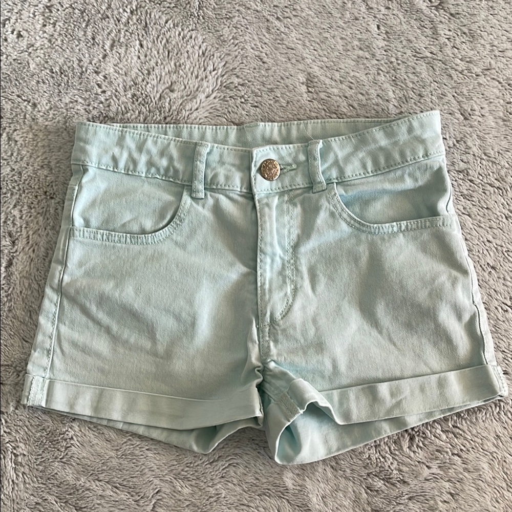 Girls Tween Light Blue Denim Shorts